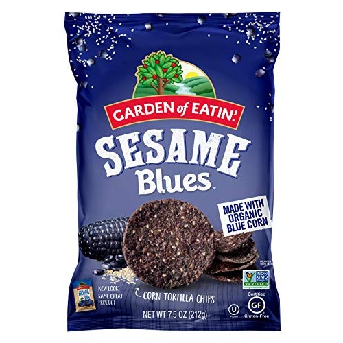 Garden Of Eatin Sesame Blues Corn Tortilla Chips, 7.5 Oz. Pack