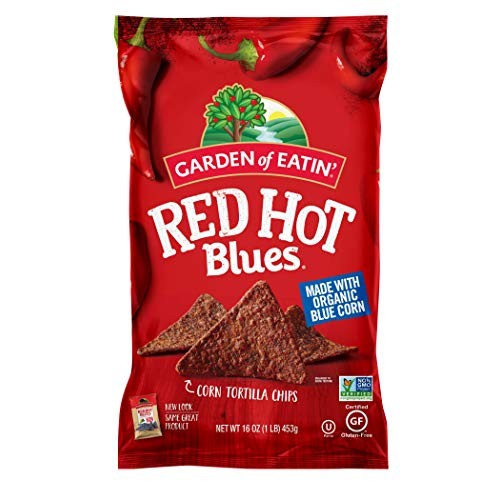Garden Of Eatin Red Hot Blues Corn Tortilla Chips, 16 Oz. Pack