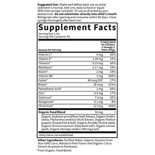 Garden of Life Baby Multivitamin Drops, Organic Multivitamins fo...