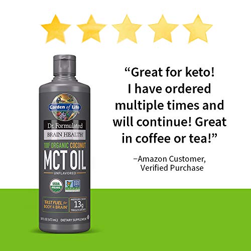 Garden Of Life Dr. Formulated Brain Health 100% Organic Coconut