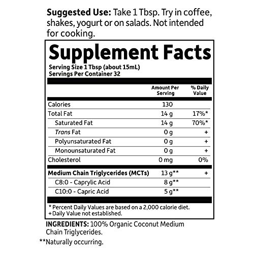 Garden Of Life Dr. Formulated Brain Health 100% Organic Coconut