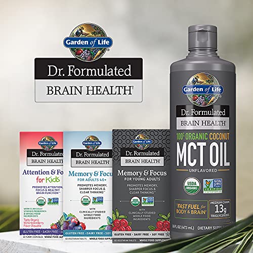 Garden Of Life Dr. Formulated Brain Health 100% Organic Coconut