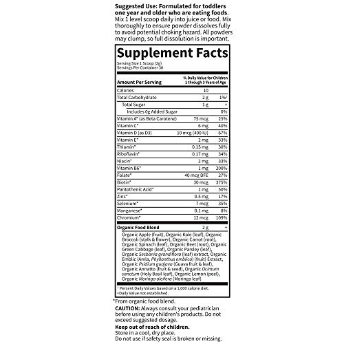 Garden of Life Kids Multivitamin Powder, Daily Vitamins and Mine...