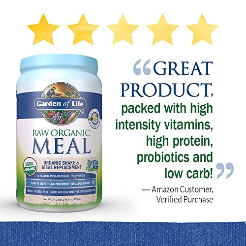 Garden Of Life Meal Replacement Vanilla Powder, 28 Servings, Org