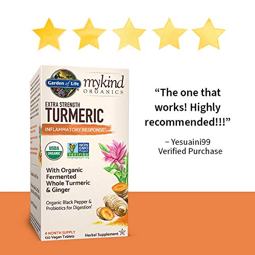Garden Of Life Mykind Organics Extra Strength Turmeric Inflammat