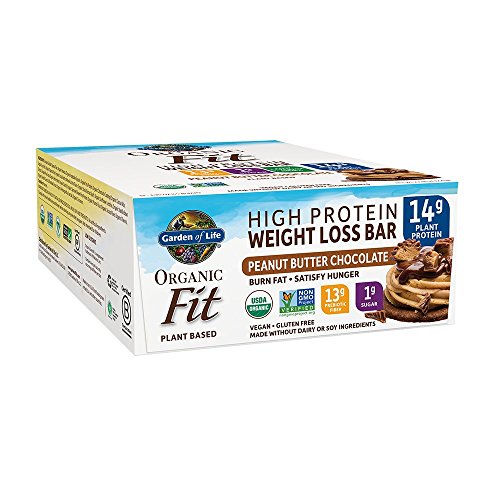 Garden Of Life Organic Fit Bar Peanut Butter Chocolate 12 Per C