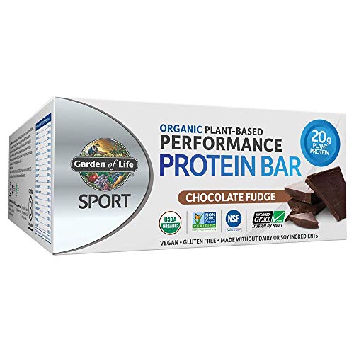 Garden Of Life Organic Sport Protein Bar, Vegan, Chocolate Fudge