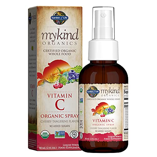 Garden of Life Organic Vitamin C for Kids and Adults, mykind Org...