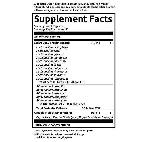 Garden of Life Probiotics for Men - Dr Formulated 50 Billion CFU...