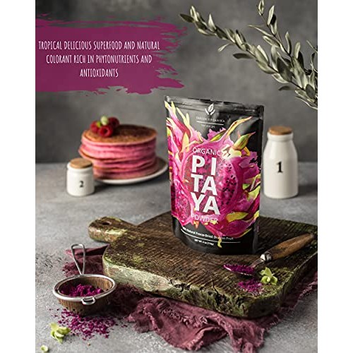 Dragon Fruit Powder - Organic Freeze Dried Pitaya - Pink Food Co...