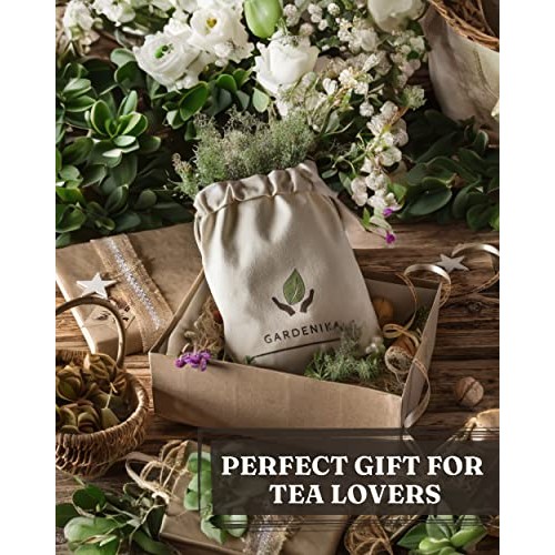 Gardenika Organic Loose Leaf Tea Sampler - Herbal Caffeine-Free ...