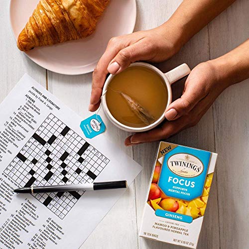 Twinings Wellness Tea Bags Sampler - Herbal, Caffeinated, Caffei