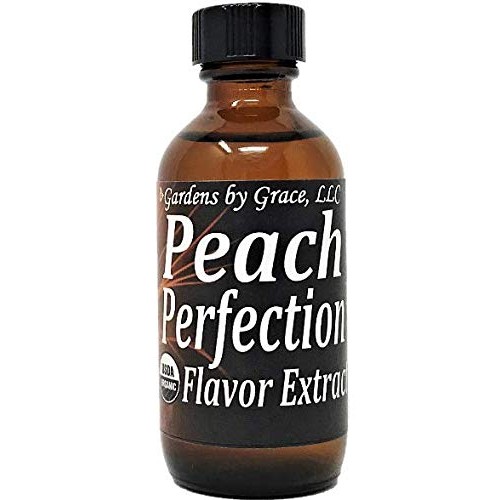 Organic Flavor Extract Peach | Use In Gourmet Snacks, Candy, Bev Organic Flavor Extract Peach | Use In Gourmet Snacks, Candy, Bev