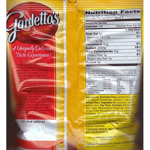 Gardettos Special Italian Recipe, 7 Count Snacks - Pretzels/Pre