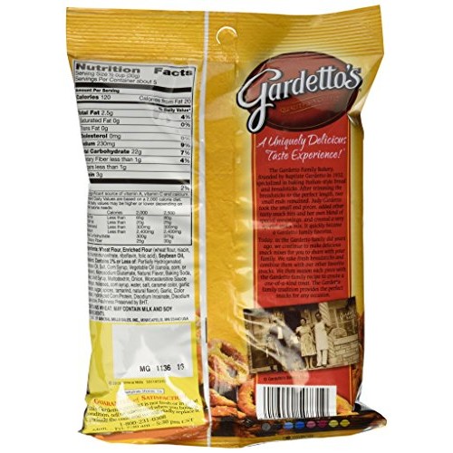 Gardettos Deli Style Mustard Pretzel Snack Mix, 5.5Oz Each 7 C