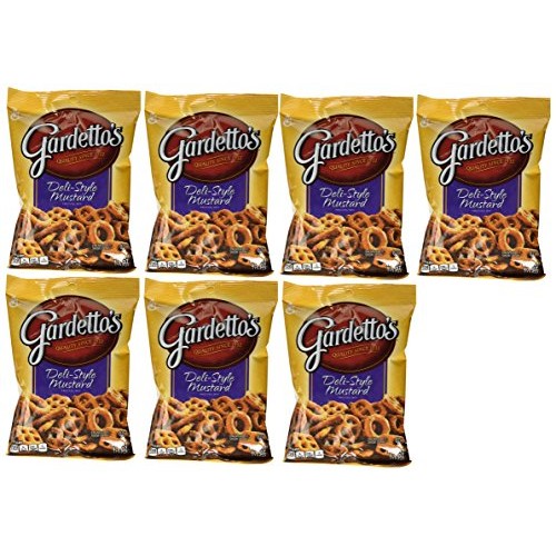 Gardettos Deli Style Mustard Pretzel Snack Mix, 5.5Oz Each 7 C