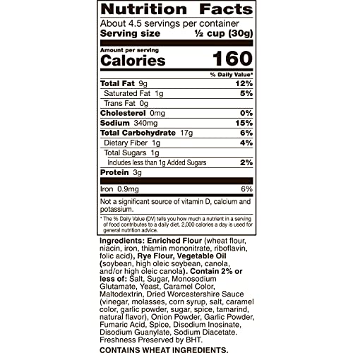 Gardettos, Roasted Garlic Rye Chips, 4.75 oz. Bag