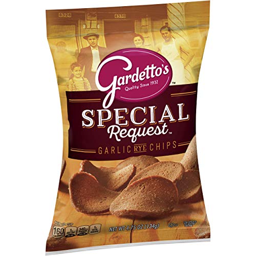 Gardettos, Roasted Garlic Rye Chips, 4.75 oz. Bag