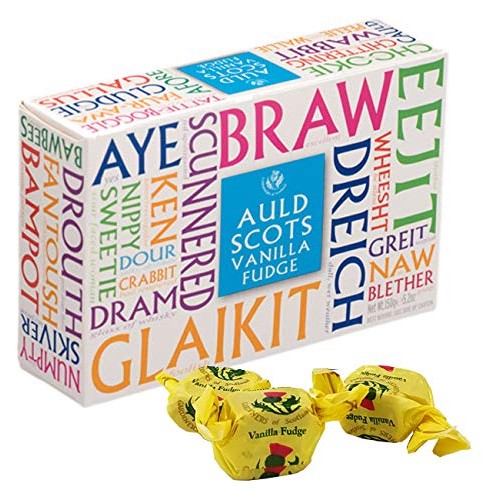 Auld Scots Words Language Vanilla Fudge Carton, 5.2 Ounce Carton