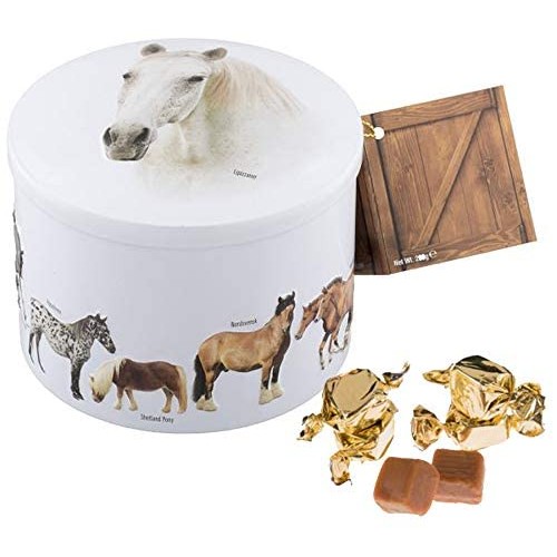 Gardiners Of Scotland Horses Tin Filled With Luxury Traditional