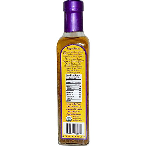 Garlic Gold, Certified Organic Lemon Meyer With Extra Virgin Oli