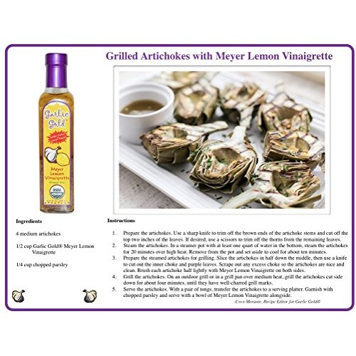 Garlic Gold, Certified Organic Lemon Meyer With Extra Virgin Oli