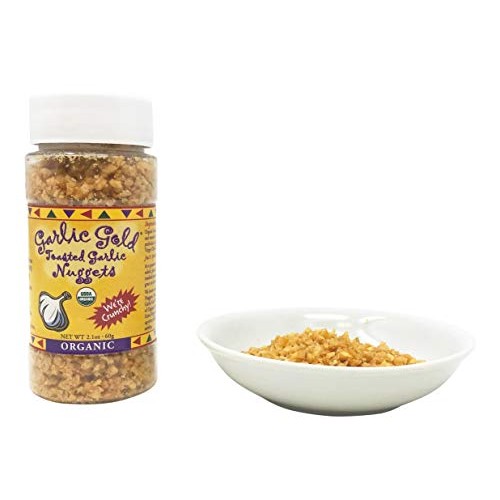 Garlic Gold Nuggets, USDA Organic Roasted Organic Garlic Seasoni...