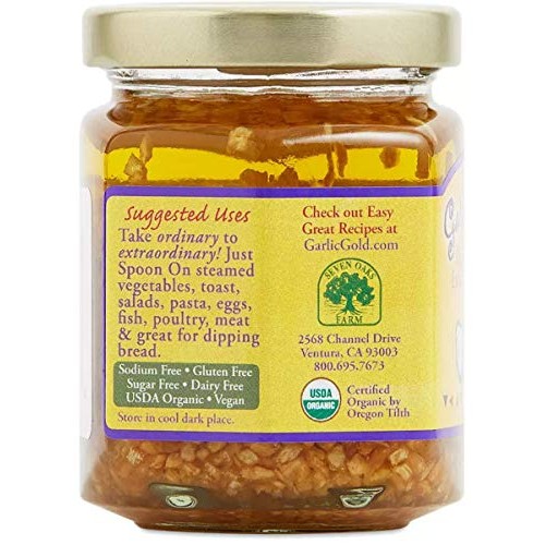 Garlic Gold Organic Garlic Granules In Extra Virgin Olive Oil, 6