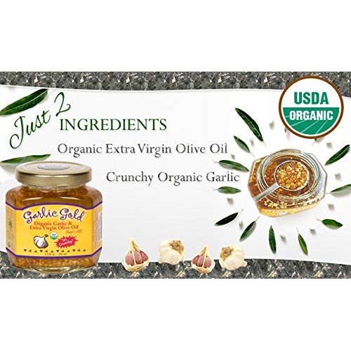 Garlic Gold Organic Garlic Granules In Extra Virgin Olive Oil, 6