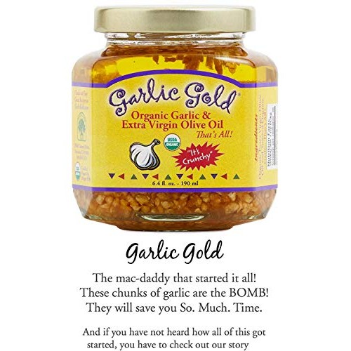 Garlic Gold Organic Garlic Granules In Extra Virgin Olive Oil, 6