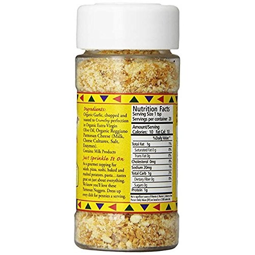 Garlic Gold Organic Nuggets, Roasted Garlic Seasoning Bits With