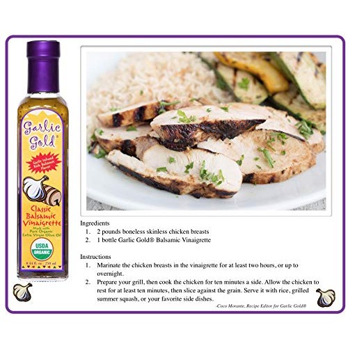 Organic Balsamic Vinaigrette Salad Dressing, Dip &Amp; Marinade Usda