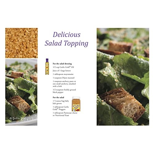 Organic Garlic Gold Nuggets, Crunchy Roasted Garlic Seasoning Gr