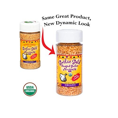 Usda Organic Garlic Gold Nuggets, Roasted Garlic Seasoning Granu