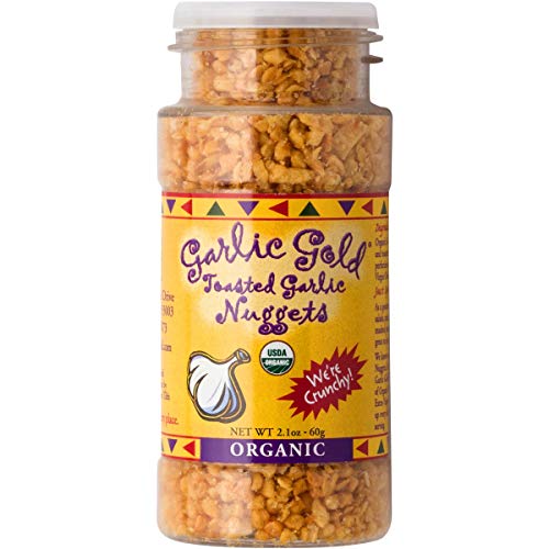 Usda Organic Garlic Gold Nuggets, Roasted Garlic Seasoning Granu