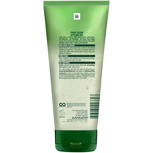 Garnier Fructis Style Pure Clean Styling Gel, 6.8 Ounces Garnier Fructis Style Pure Clean Styling Gel, 6.8 Ounces