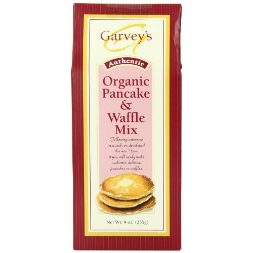 Garveys Organic Pancake &Amp; Waffle Mix, 9 Oz Boxes Pack Of 6