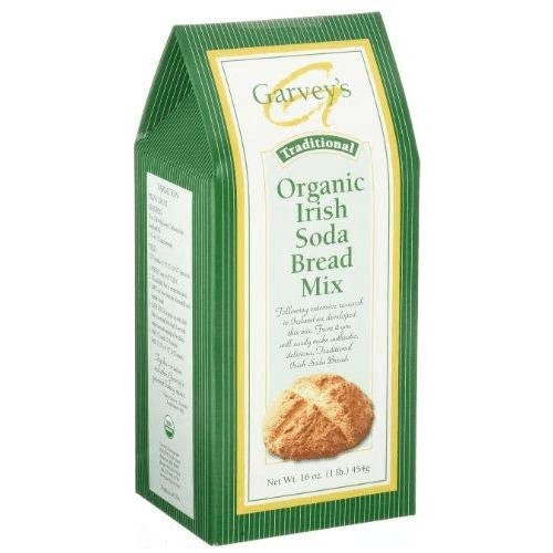 Garveys Organic Traditional Irish Soda Bread Mix, 16-Ounce Box