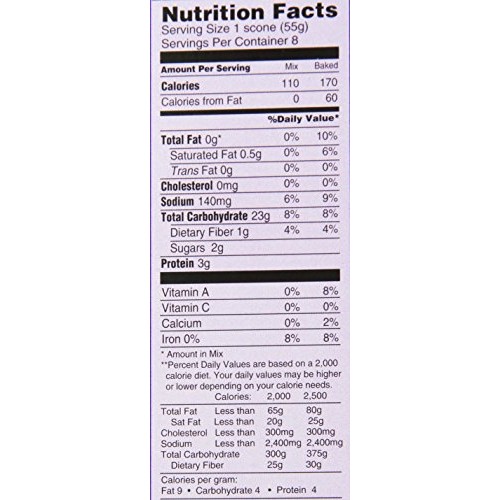 Garveys Organic Traditional Scone Mix 9-Ounce Boxes Pack Of 6