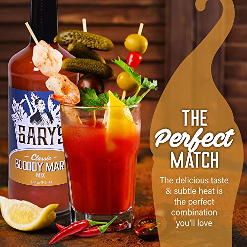 Bloody Mary Mix, Premium Drink Mixer, Unique Blend with Real Coc...
