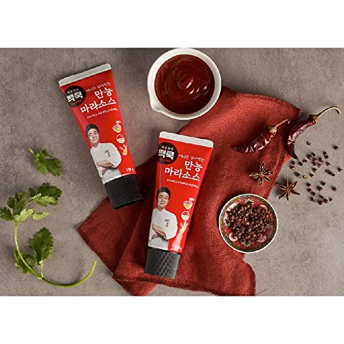 Baek Jong Won Mala Hot sauce 120g 4.87oz Spicy Sichuan Sauce f...