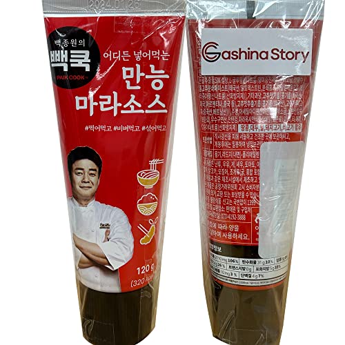 Baek Jong Won Mala Hot sauce 120g 4.87oz Spicy Sichuan Sauce f...