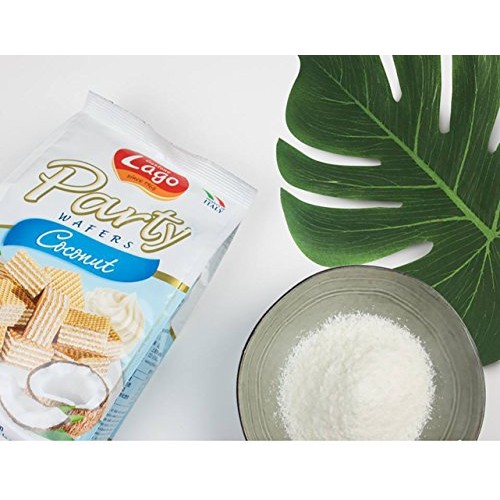 Gastone Lago Elledi Party Wafers Coconut, 8.8 Ounce