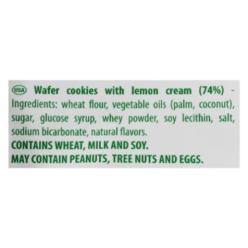 Gastone Lago Party Wafers Lemon Cream Filling 8.82 oz, 250g Pac...