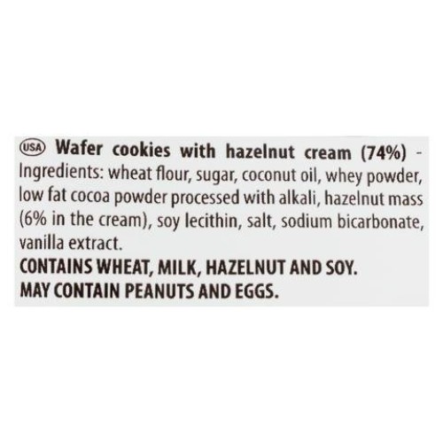 Gastone Lago Party Wafers With Hazelnut Cream Filling 8.82 oz, 2...