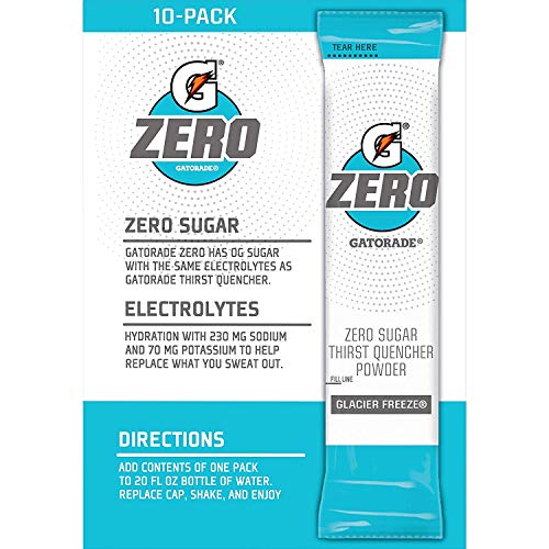 Gatorade - Sports Drinks G Zero Powder Packets Glacier Freeze 20