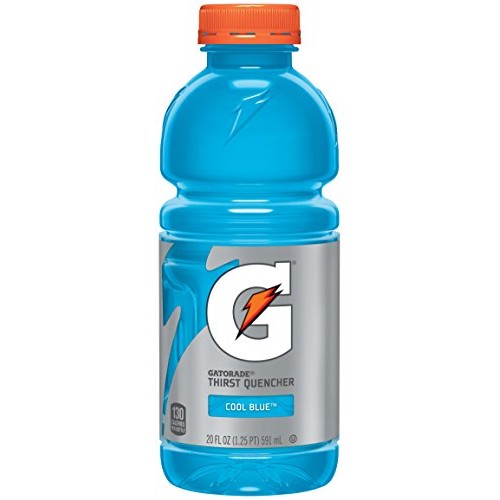 Gatorade Sports Drink, Cool Blue, 20Oz 4Pk Bottles