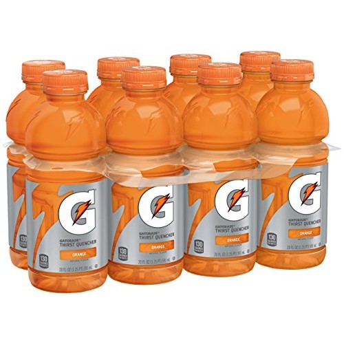 Gatorade Thirst Quencher, Orange, 20 Fl Oz Bottles, 8 Pack