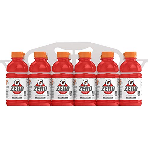 Gatorade - Sports Drinks G Zero Thirst Quencher, Fruit Punch, 12