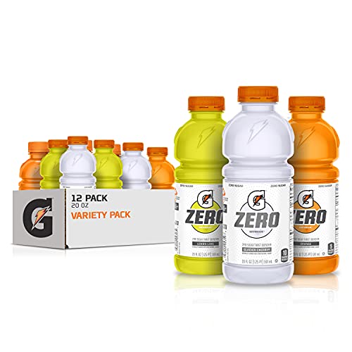 Gatorade Zero Sugar Thirst Quencher, 3 Flavor Variety Pack, 20 F